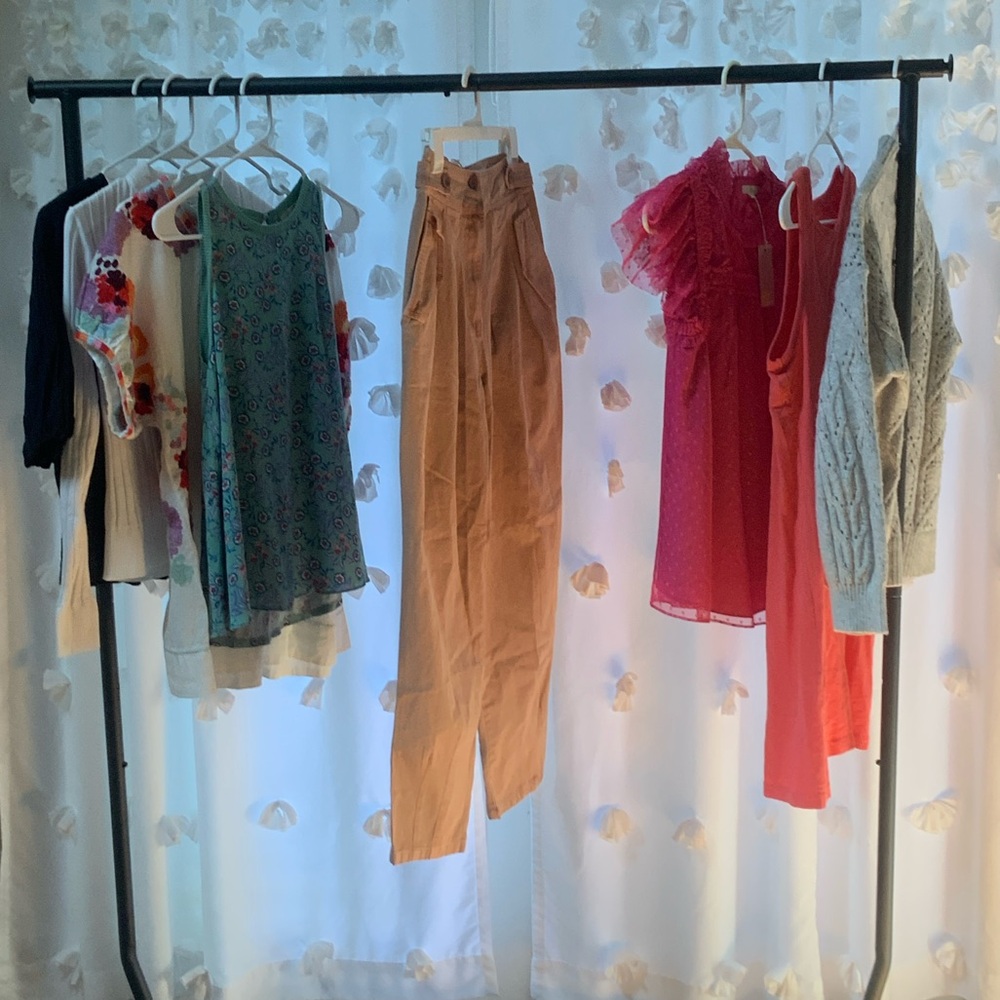 Anthropologie Pink Trousers